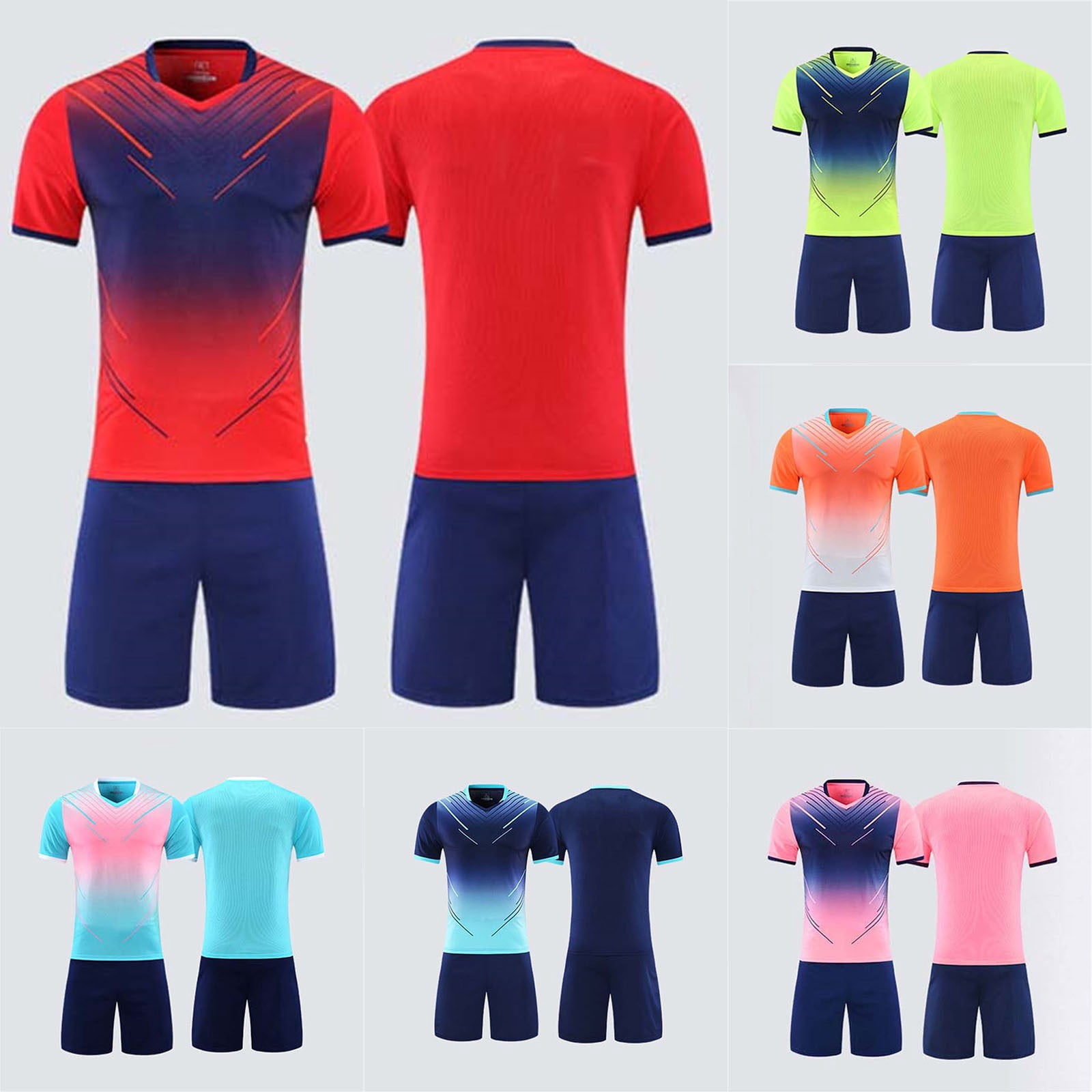 Babcutegg Boys' Short Sleeve Athletic Top and Elastic Waist Shorts Set ...