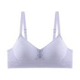 thumbnail image 1 of Babcutegg Bras for Kid Girls Adjustable Straps Juniors Training Bra Wireless Athletic Casual Lightweight Girls Underwear Purple Size 15, 1 of 6