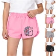 thumbnail image 1 of Babcutegg Boys Girls Elastic Waist Shorts Casual Cotton Blend Summer Clothes for Kids Gray Size 2-3, 1 of 7