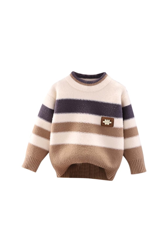 Girls Inner Blouse Soild Color Warm Long Sleeve Girls Outwear Khaki Size 10