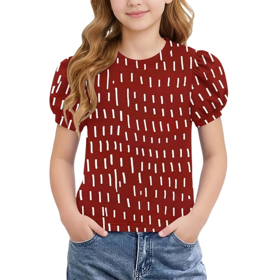 Babcutegg Independence Day Patriotic Graphic T-Shirt With Soft Cotton Fabric, Classic Round Neck And Comfortable Short Sleeves For Everyday Wear Multicolor Size 5