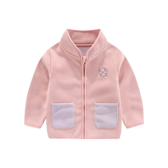 Babcutegg Jackets for Girls Long Sleeve Feather Weight Hoodies Kids Fall and Winter Clothes Pink