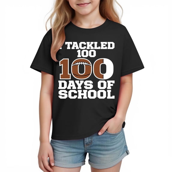 Babcutegg Kid Boys Uniform Pullover Casual Fashion Campus Style Crew Neck Summer Shirts for Boys Black Size 4 T