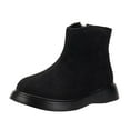 thumbnail image 1 of Babcutegg Kid Girls Boots Non Slip Warm and Breathable Snow Boots Soft Bottom Shoes for Girls Black US 9, 1 of 8
