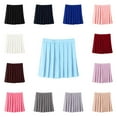 thumbnail image 1 of Babcutegg Kid Girls Pleated Skirt Casual Fashion Back to School College Style Elastic Waist A Line School Wear Clothes for Girls Hot Pink Size 13, 1 of 4