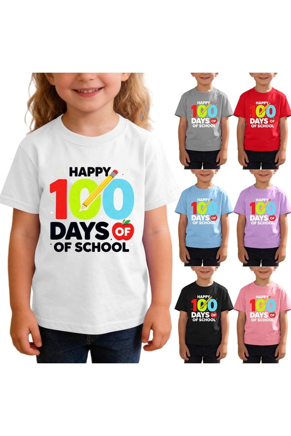 Kid Girls School Uniform Comfortable Short Sleeve Basic Shirts Lapel Campus Style Summer Clothes for Girls Black Size 5