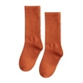 thumbnail image 1 of Babcutegg Kid Girls Socks Elastic Breathable Graphic Socks Socks for Girls Brown Size 9-12, 1 of 2