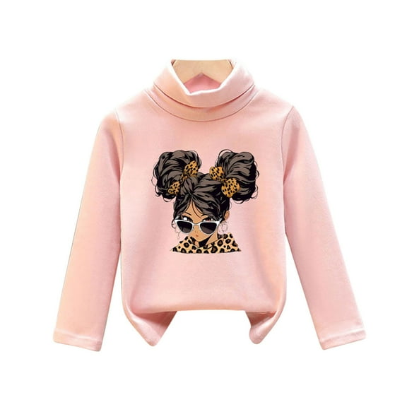 Babcutegg Kids Girls Sweatshirts Regular Fit Crew Neck Casual Fashion Fall and Winter Outfit for Girls Pink Size 5