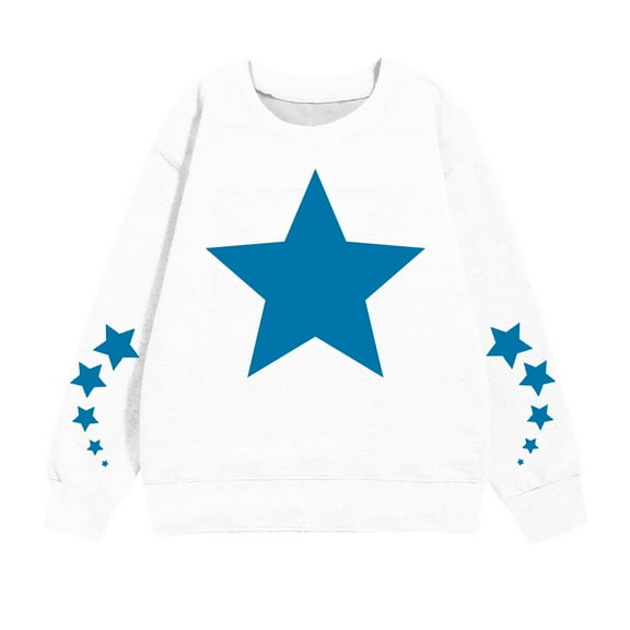 Babcutegg Kids Girls Sweatshirts Warm Pullover Casual Fashion Fall and Winter Outfit for Girls White Size 7