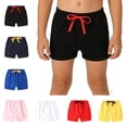 thumbnail image 1 of Babcutegg Kids' Summer Casual Shorts with Drawstring Lightweight Clothes for Boys and Girls Black Size 5-6, 1 of 7
