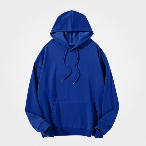 Babcutegg Mens Big & Tall Pullover Hoodie Drawstring Long Sleeve Casual Sweatshirt with Kangaroo Pocket Size 4XL