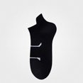thumbnail image 1 of Babcutegg Mens Low Cut Ankle Socks Mesh Breathable Absorb Sweat Lightweight Athletic Socks Black Size Free Size, 1 of 6