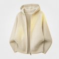 thumbnail image 1 of Babcutegg Mens Zip Up Hooded Knit Cardigan Sweater Loose Fit Long Sleeve Thermal Casual Sweaters for Winter Size XL, 1 of 5