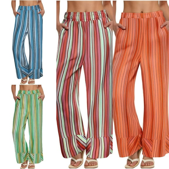 Babcutegg Pants for Women with Drawstring Side Pockets Long Length Sport Stretch High Waist Fall and Winter Trousers for Women Blue Size XL