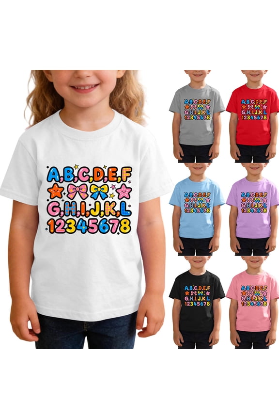 School Uniform for Kid Girls Causal Fashion Pullover Lapel Pullover Back to School Wear Girls Summer Clothes Purple Size 9