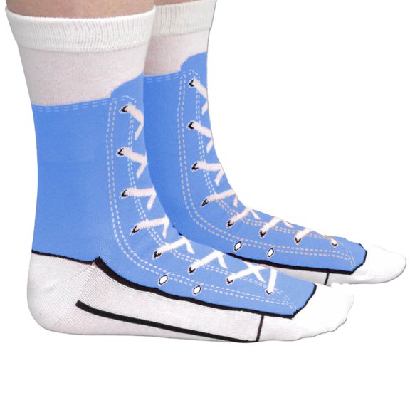 Babcutegg Socks for Women Keep Warm Comfortable Mid Length Absorb Sweat Womens Underwear Blue Size Free Size