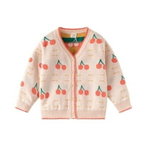 Babcutegg Sweaters for Kid Girls Plus Size Featherweight‌ Long Sleeve Autumn Clothes For Girls Pink