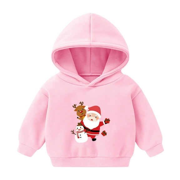 Babcutegg Sweatshirts for Kid Girls Hoodies Pullover Warm Girls Fall and Winter Clothes Pink Size 6