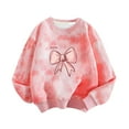 thumbnail image 1 of Babcutegg Sweatshirts for Kid Girls Regular Fit Pullover Casual Fashion Girls Fall and Winter Outfit Pink Size 5, 1 of 3