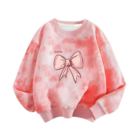 Babcutegg Sweatshirts for Kid Girls Regular Fit Pullover Casual Fashion Girls Fall and Winter Outfit Pink Size 5