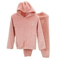 thumbnail image 1 of Babcutegg Teen Girls Pajamas Set Hooded Comfortable Soft Pullover Warm Loungewear Sets for Girls Pink Size 9-10, 1 of 3