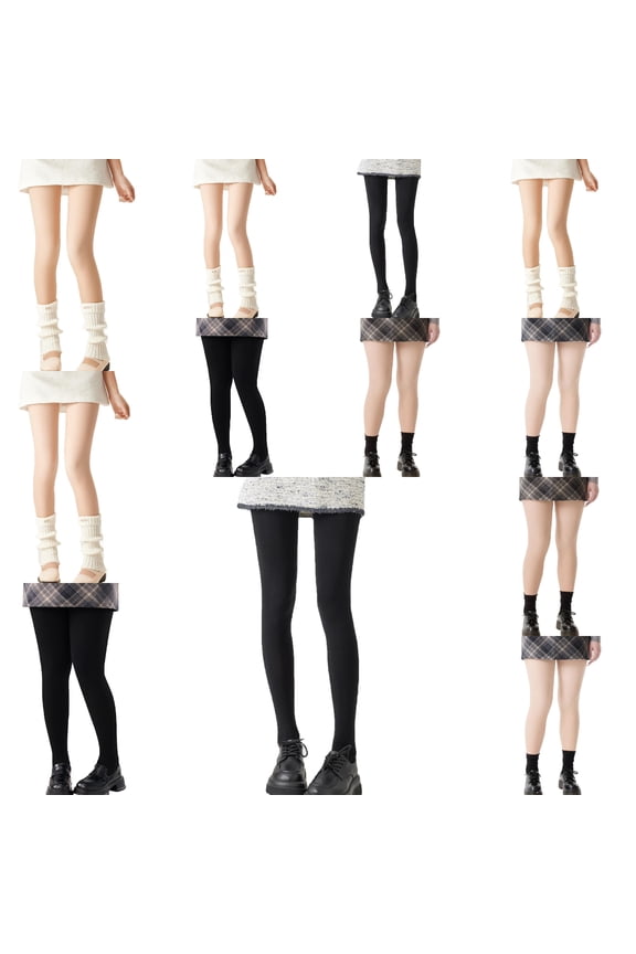 Tights for Women Thickness 200D Keep Warm Soft Opaque Microfiber Opaque Womens Spring and Fall Pantyhose White Size Free Size