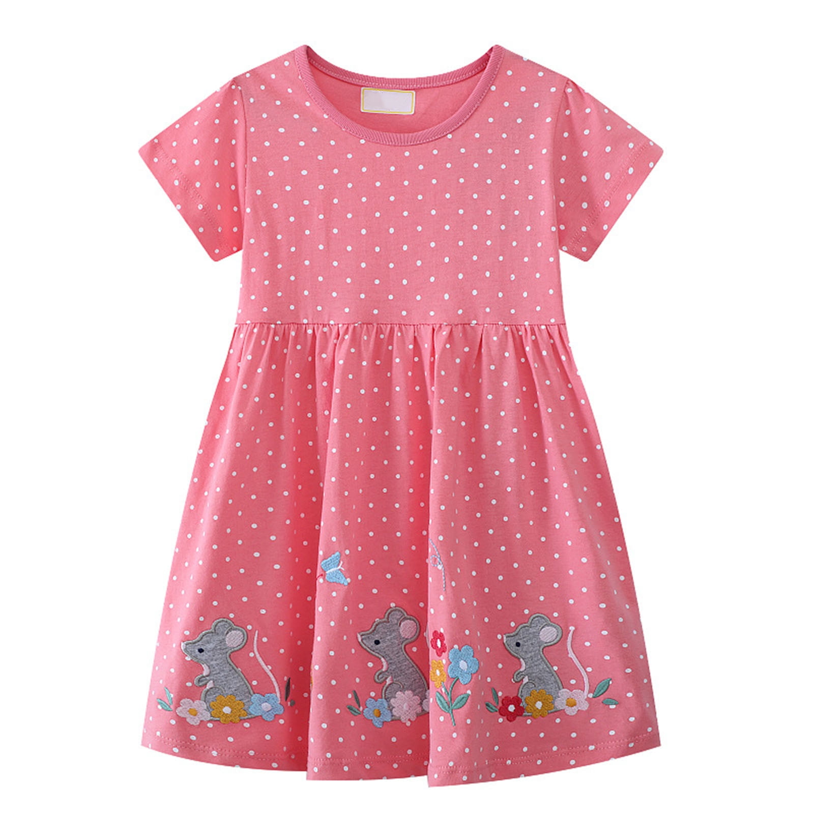 Babcutegg Toddler Girls Dress, Family Matching 100% Cotton Breathable ...