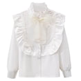 thumbnail image 1 of Babcutegg Uniform for Kid Boys Pullover Lightweight Back to School Wear Lapel Boys Summer Shirts White Size 3 T, 1 of 9