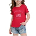 thumbnail image 1 of Babcutegg Unisex Breathable Cotton Short Sleeve T-Shirt Featuring Sweet Cherry Print And Classic Round Neck Design Red Size 9, 1 of 6