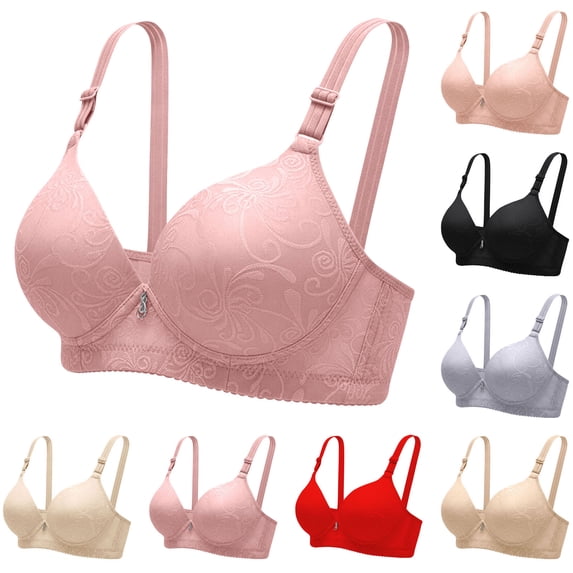Babcutegg Wireless Push-Up Bra for Women Breathable Seamless Everyday Bra with Light Lift, Soft Support, and Comfort-Fit Design Size 40
