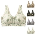 thumbnail image 1 of Babcutegg Women' s Push-Up Wireless Bra Breathable Embossed Lace Underwire-Free Everyday Bra for Comfort and Natural Lift Size L, 1 of 5