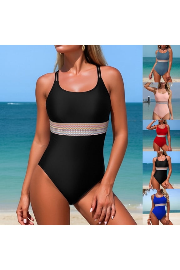 Women's Sling Bikini Set Two Piece Openwork Swimwear with Adjustable Back Strap and Matching Solid Colors Gray Size L