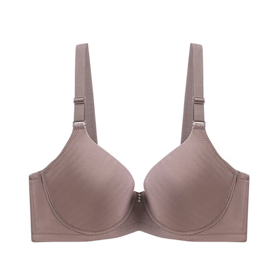 Babcutegg Womens Bra Adjustable Straps Lightweight Padded Seamless Womens Underwear Army Green Size 40