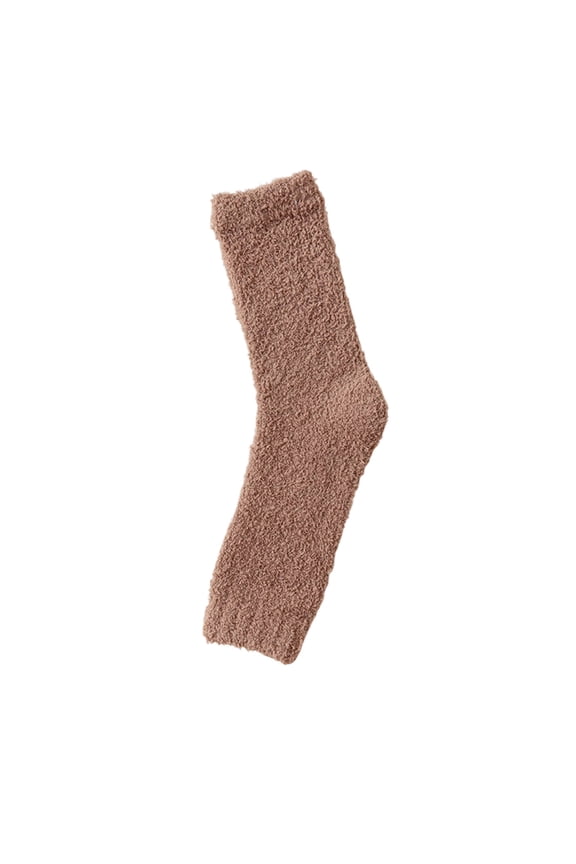 Womens Socks Long Length Lightweight Absorb Sweat Tight Fitting Footwear for Women Brown Size Free Size