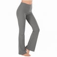 thumbnail image 1 of Babcutegg Womens Yoga Pants Gym Pants Quick Dry Lightweight Straight Leg Tight Fitting Sport Clothes for Women Dark Gray Size M, 1 of 1