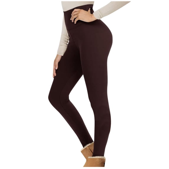 Babcutegg Womens Yoga Pants Tight Fitting Quick Dry Soild Color Athletic Wear Full Length Sport Clothes for Women Coffee Size 2XL