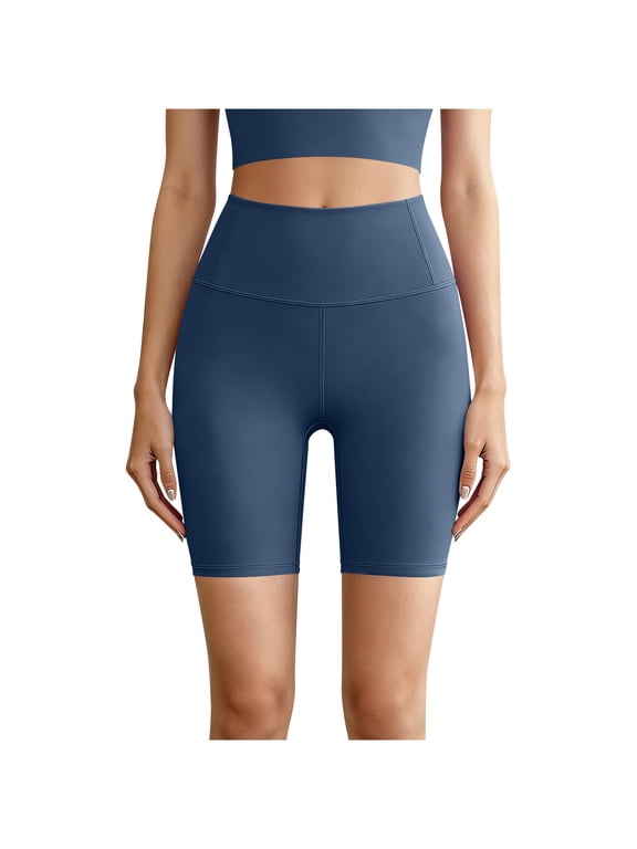 Yoga Pants for Women Athletic Wear Tight Fitting Lightweight High Waist Elastic Waist Womens Sport Clothes Navy Size M