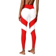 thumbnail image 1 of Babcutegg Yoga Pants for Women High Waist Soild Color Full Length Athletic Wear Straight Leg Womens Sport Clothes Watermelon Red Size Free Size, 1 of 1