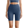 thumbnail image 1 of Babcutegg Yoga Pants for Women Tight Fitting Lightweight Athletic Wear Elastic Waist High Waist Womens Sport Clothes Navy Size S, 1 of 1