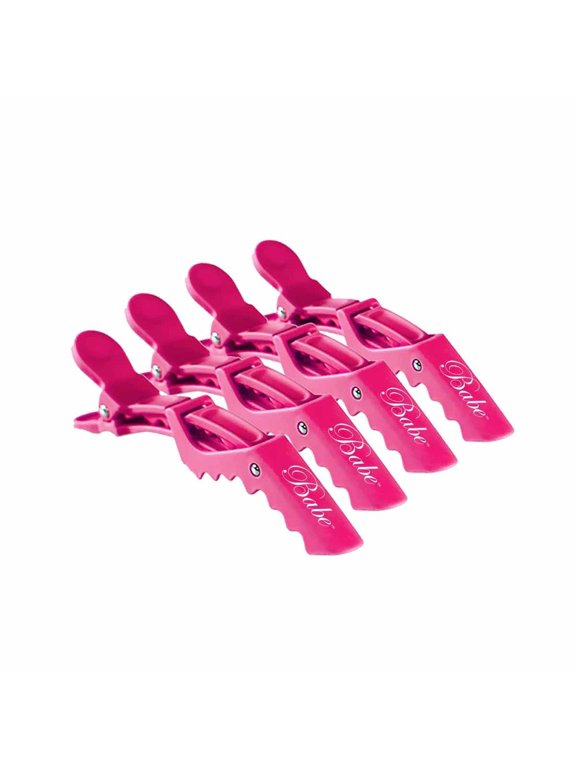 Duck Bill Hair Clips Pink Pack Of 4