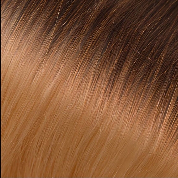 Babe Hand Tied Extensions 18.5 Inch Kymberly 4/613 #Ombre Human Remy Hair 3 Wefts + 2 Mini