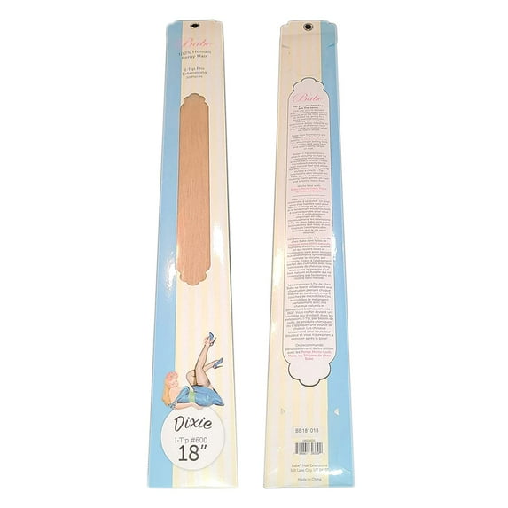 Babe I-Tip Pro 18 Inch Dixie #600 Hair Extensions 20 Pieces Straight Color