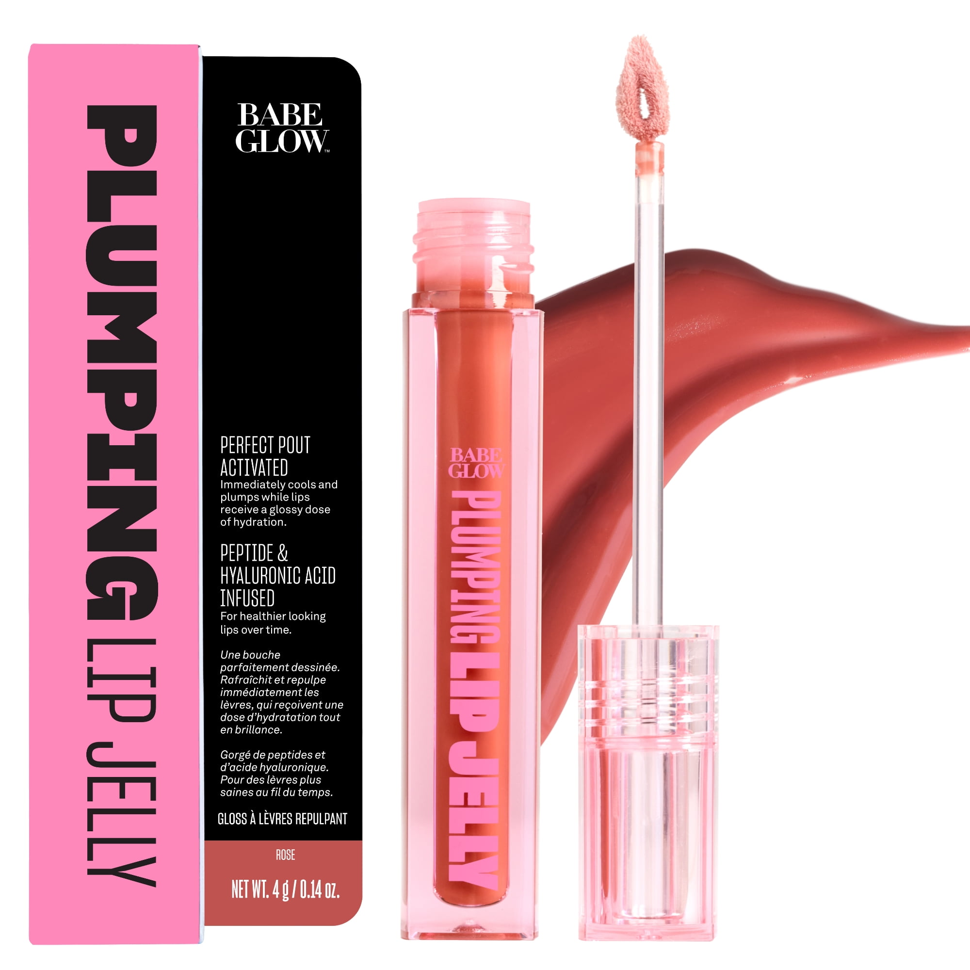 Babe Original Plumping Lip Jelly Rose 0.14 oz
