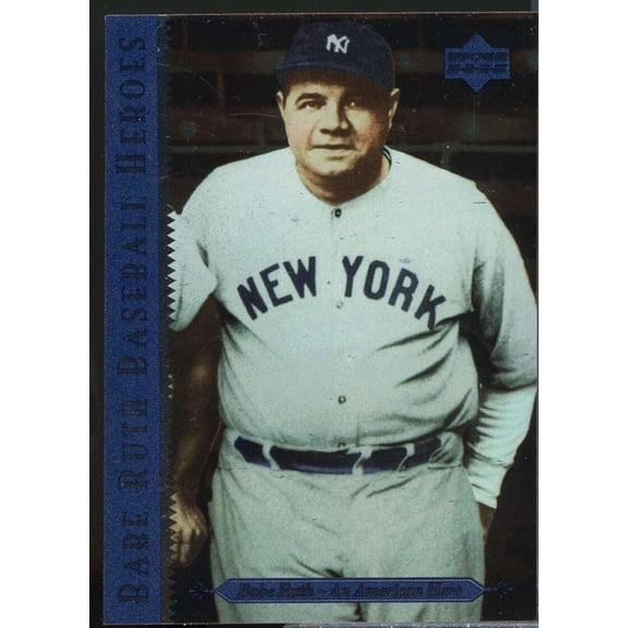 Babe Ruth Header Card/An American Hero Card 1995 Upper Deck Ruth Heroes #NNO