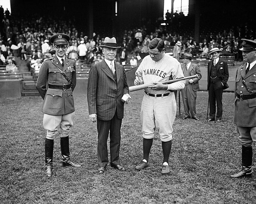 Babe Ruth Signs Bats and Baseballs Style - A - 20x30 Inch Laminated ...