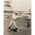 thumbnail image 1 of Babe Ruth Throwing Baseball N.Y. Yankees - 20x30 Inch Laminated Aviation Poster - Stunning Detail and Bold Colors, 1 of 4