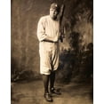 thumbnail image 1 of Babe Ruth Yankees Baseball Uniform Portrait Style - A - 24x36 Inch Glossy Laminated Poster - Stunning Detail and Bold Colors, 1 of 4
