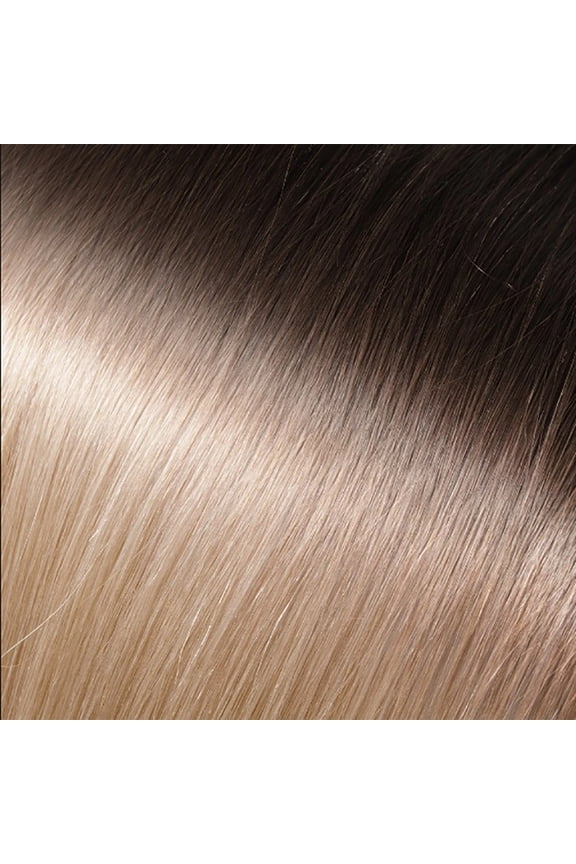 Tape-In 18 Inch Stevie #Ombre 1B-60 Hair Extensions 10 Wefts Straight Color