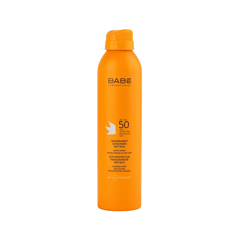 Babe Transparent Sunscreen Wet Skin Spf 50 Sun Spray 200 ml