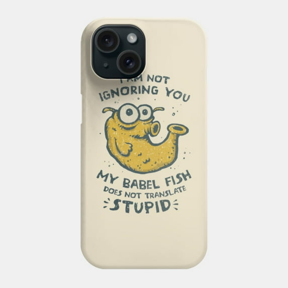 Babel Fish Protective Cover for iPhone 11–17 Pro Max Hitchhiker’s Galaxy Art